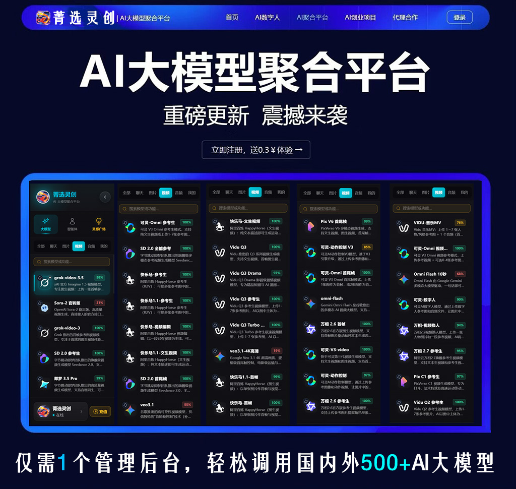菁选灵创AI视频生成案例
